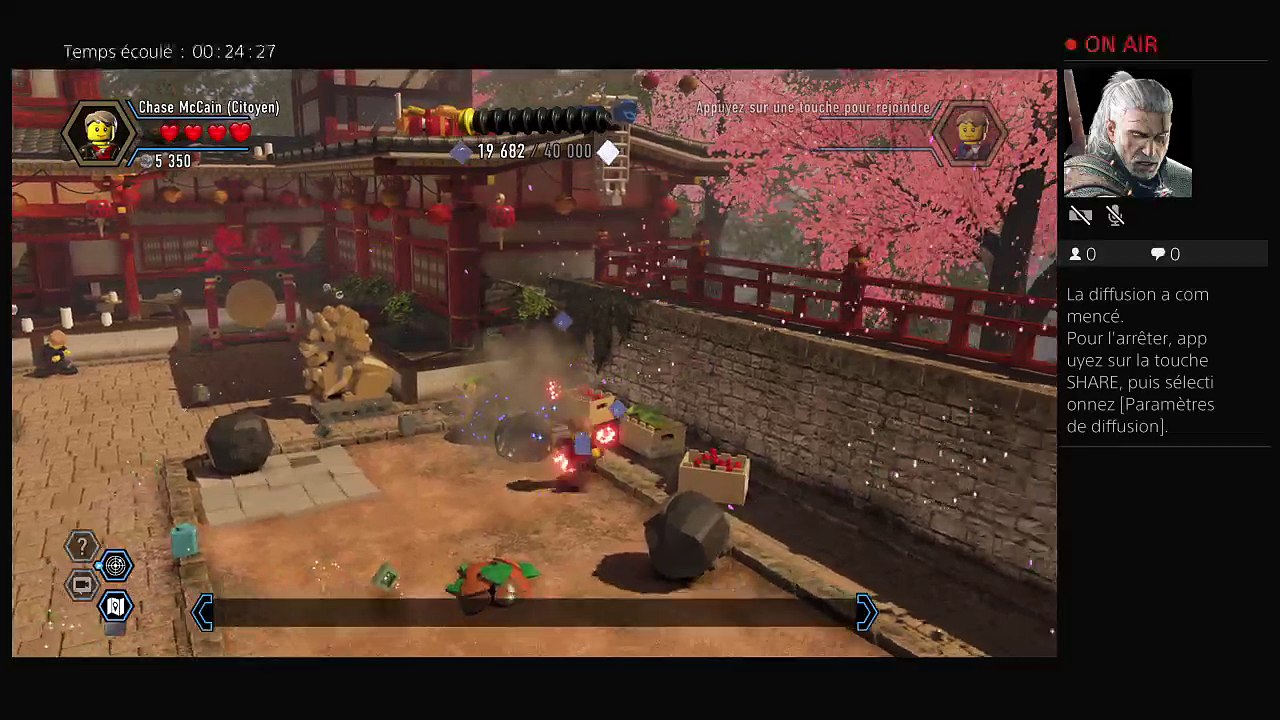 Diffusion PS4 en direct de Captain-Xlll