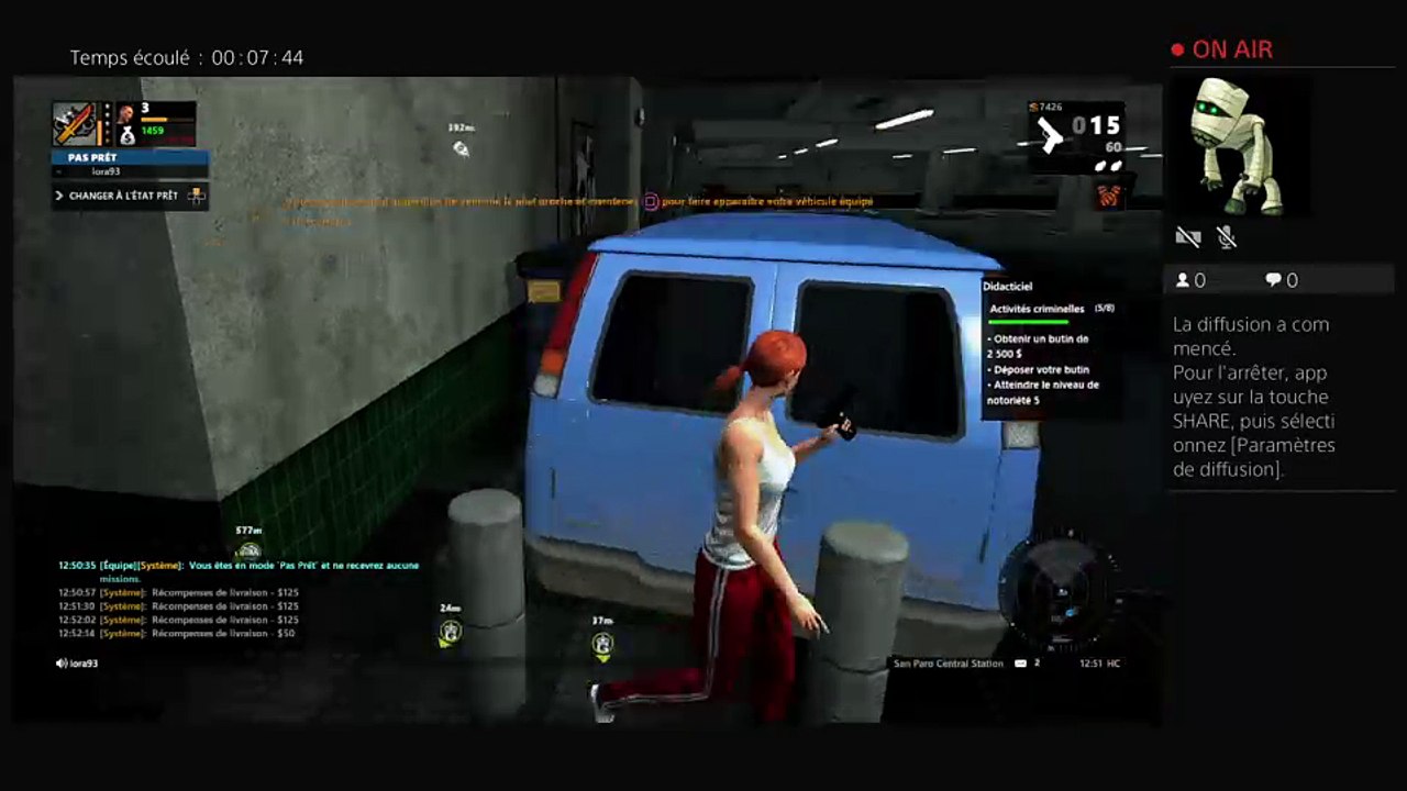 Diffusion PS4 en direct de Sofia jai pas de micro