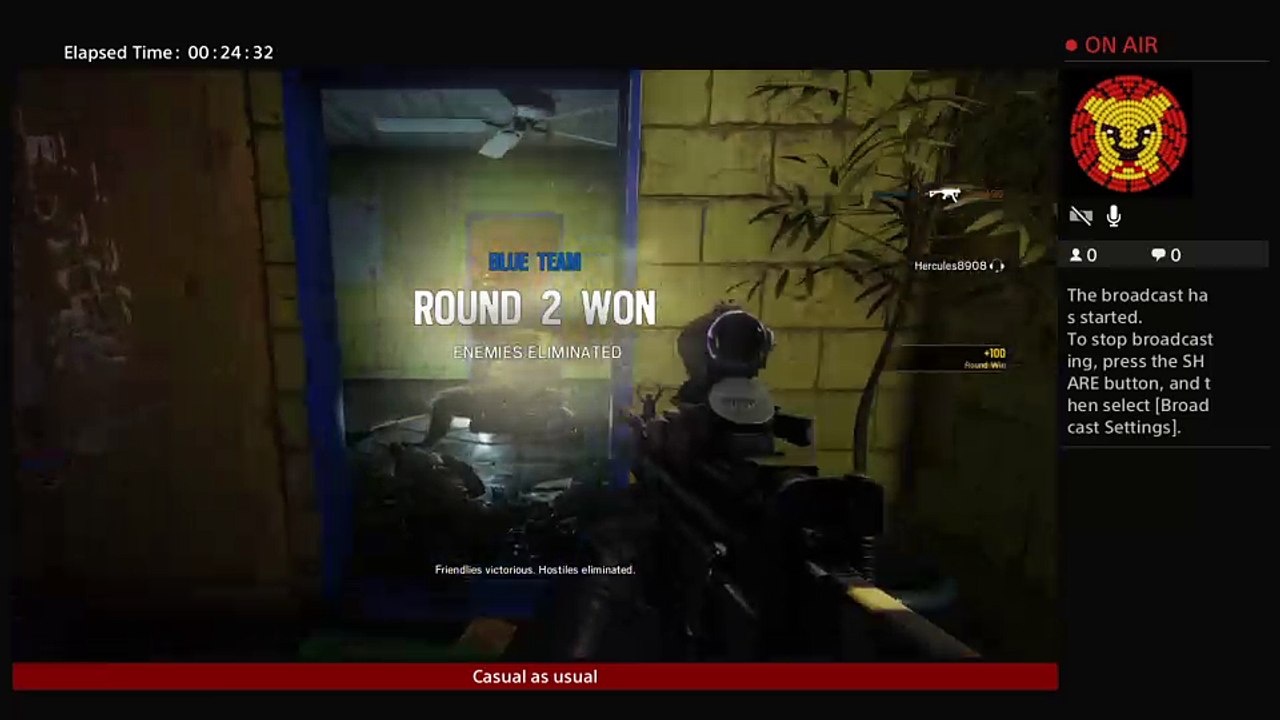 Ranbow six siege doing casual for the win