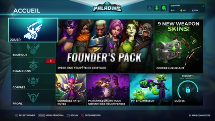 Paladins teste le jeux[FR|PS4]