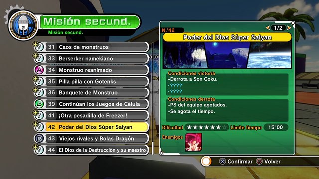 DRAGON BALL XENOVERSE|ALVARO43 MISIONES