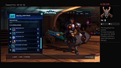 Paladins stream