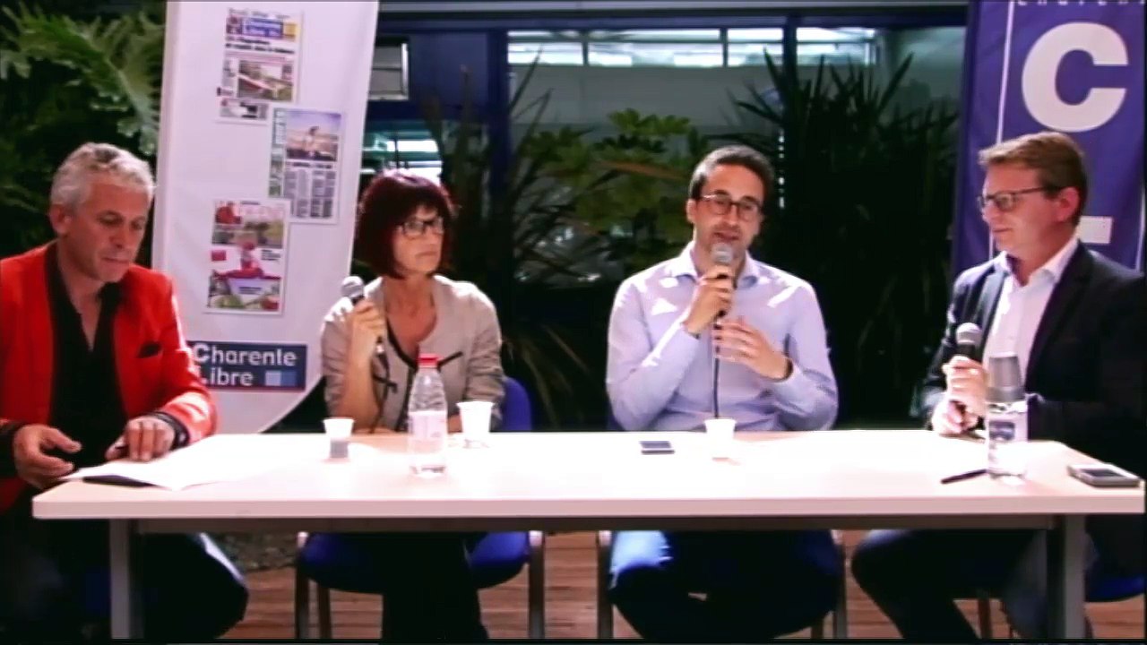 Législatives en Charente: débat Thomas Mesnier (LREM) Martine Boutin (FI)