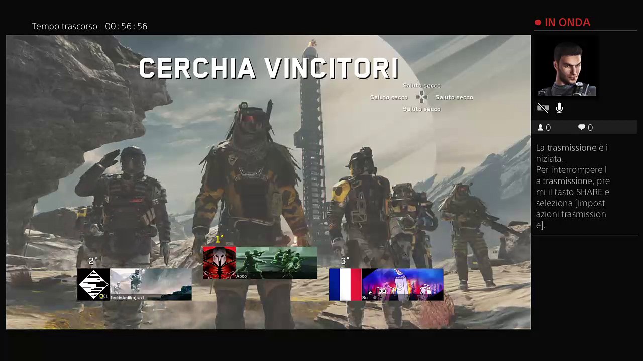 Trasmissione PS4 live di eddy