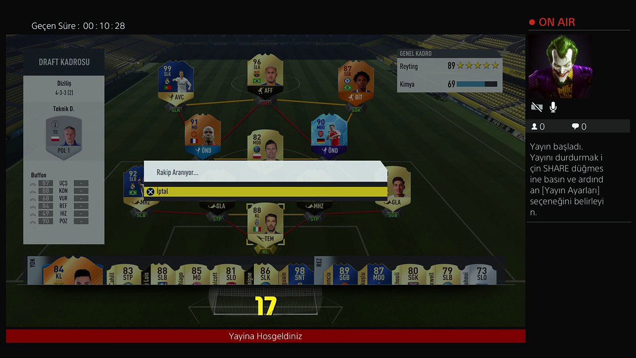 FUT DRAFT OYNUYORUZ