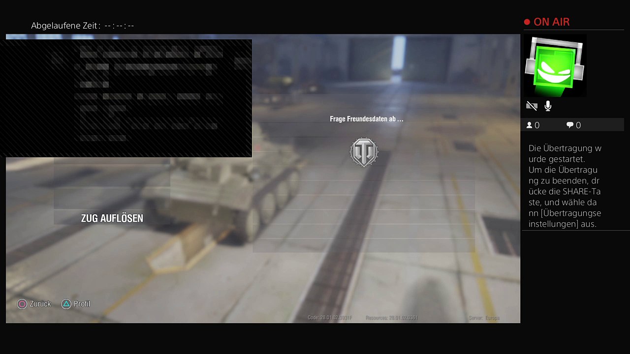 Ps4-live-Übertragung von tanky1973