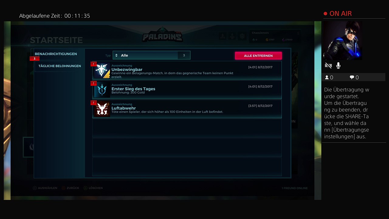 ChaosJens44 bo3 und Paladins