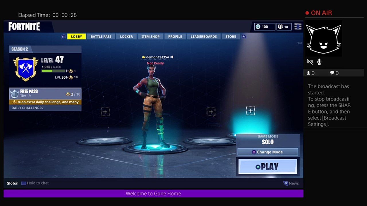 demonCat354's Live PS4 Broadcast