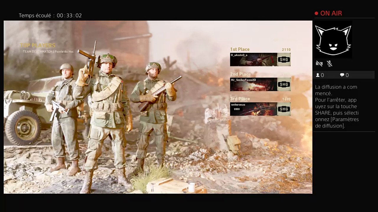 Diffusion PS4 en direct de valouche200292