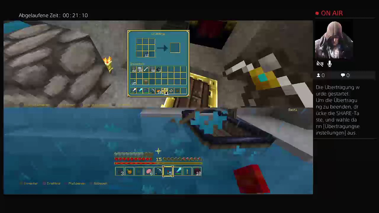 Minecraft livestream