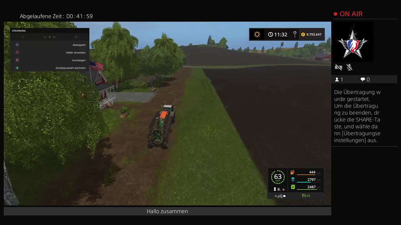 PS4-Live-Landwirtschafts Simulator 2017