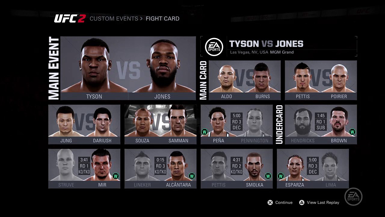 My EA UFC 2: EA UFC XII: Cro Cop vs. Sakuraba (March.Week 3)