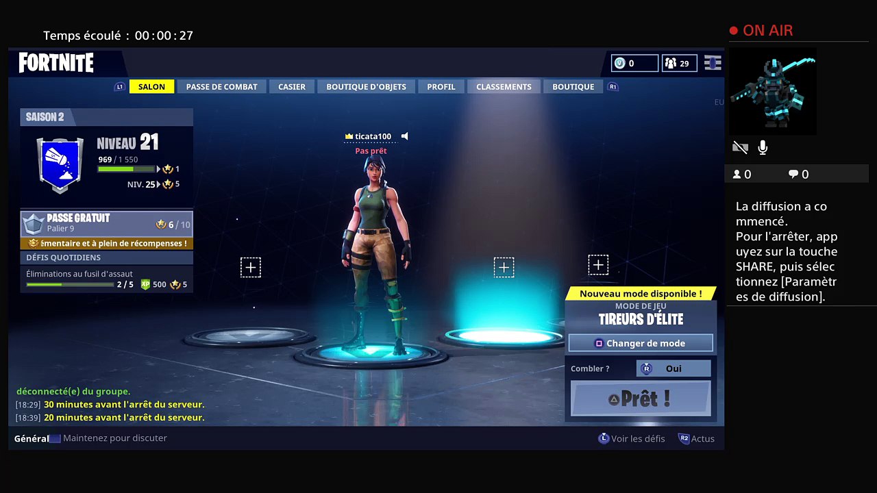 Diffusion PS4 en direct de ticata100