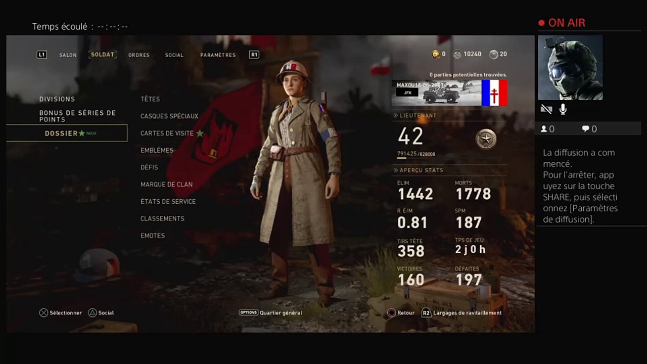 Diffusion PS4 en direct de MAXOU