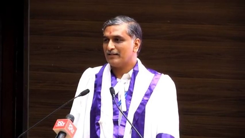 హరీష్ రావు  అద్భుతమైన స్పీచ్ కి స్టూడెంట్స్ ఫిదా