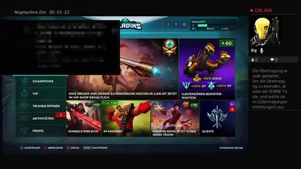 PS4-Live-Übertragung von Skillywilli737 Paladins 1