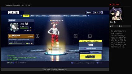 Mein erster Stream (Fortnite battle royale)