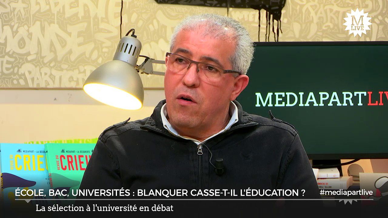 Mercredi «En direct de Mediapart»: Blanquer casse-t-il l'école et l'université?