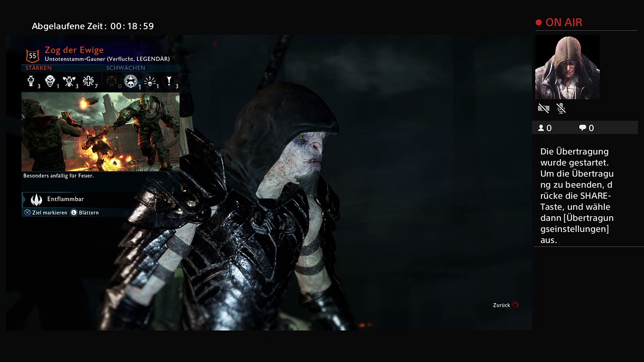 Ps4-live-Übertragung von dark-zerberus