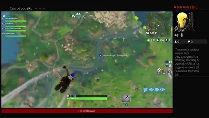 Transmisja na żywo gramy w Fortnite