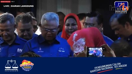 LIVE: BN Selangor umum calon PRU14