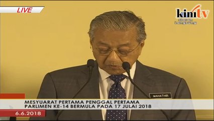 LIVE: Sidang media PM selepas mesyuarat Kabinet