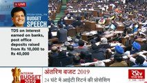 Interim Budget 2019 Live: Full Details of Union Budget 2019 | Oneindia News