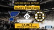 Bruins vs. Blues Game 7 2nd Intermission Report