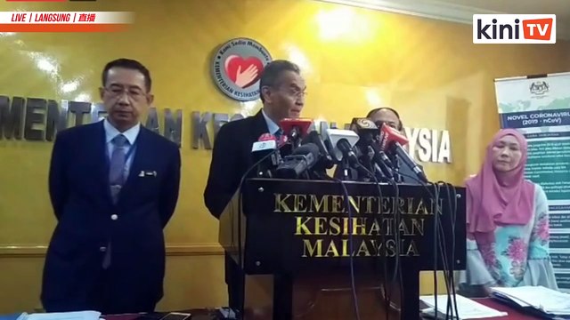 LIVE: Novel coronavirus situation update by Health Minister Dzulkefly Ahmad