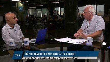 Türkiye ekonomisi küçülmeye devam ediyor; ikinci çeyrekte ekonomi yıllık yüzde 1,5 daraldı