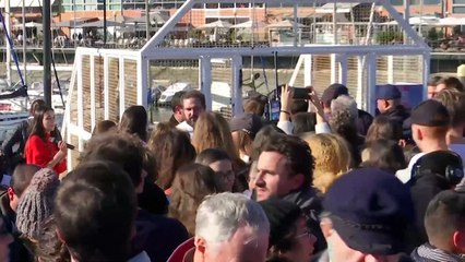 EN DIRECTO: Greta Thunberg llega a Lisboa