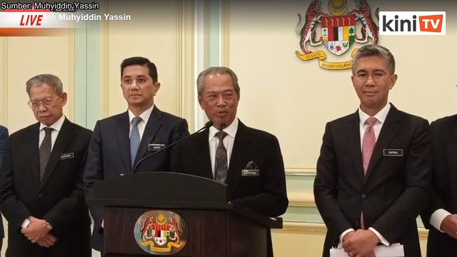 Sidang Media oleh PM Muhyiddin Yassin