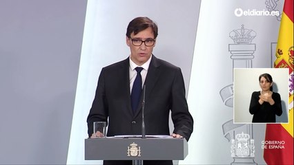 Rueda de prensa de Pablo Iglesias y Salvador Illa