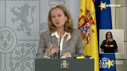 Rueda de prensa de Salvador Illa y Nadia Calviño