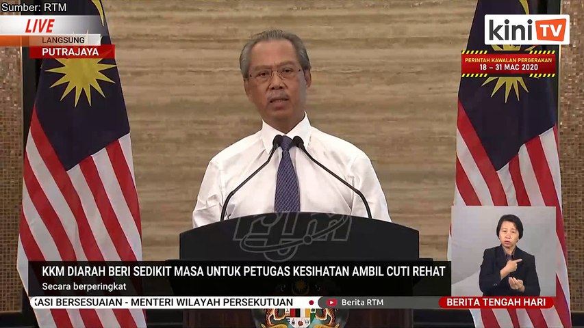LIVE: Perutusan khas oleh Perdana Menteri, Muhyidin Yassin