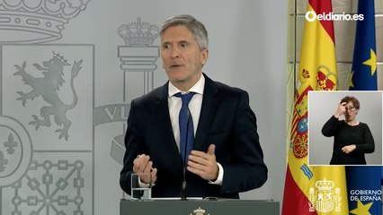 Rueda de prensa de los ministros de Sanidad y del Interior