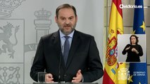 Rueda de prensa de los ministros de Defensa y  de Transportes y Movilidad