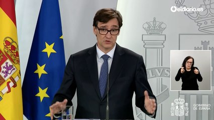 Rueda de prensa de los ministros de Sanidad y de Consumo