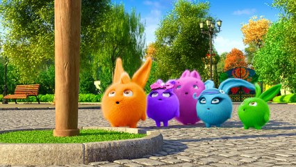 SUNNY BUNNIES - FIVE RABBITS  | Season 1| Cartoons for Children | LEARN COLOR RABBITS