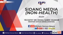 LIVE: Covid-19 situation update by Senior Minister Ismail Sabri Yaakob