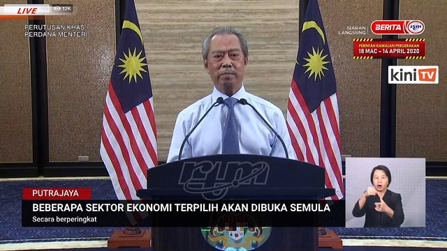 LIVE: Special address by prime minister Muhyiddin Yassin