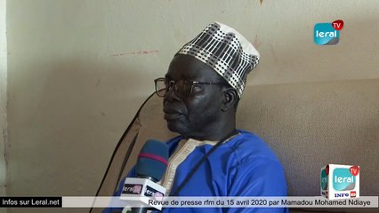 En Direct: Ministère De la Santé Situation Du Jour 15/04/2020