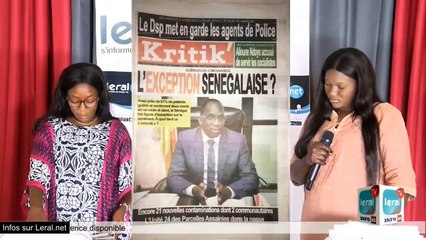 Journal Télévisé 20H en Français du 17 Avril 2020 - Pr: Ndéye Lisa Cissokho