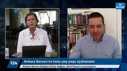 Ankara Barosu'na karşı peş peşe açıklamalar