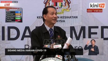 LIVE: Perkembangan terkini Covid-19 oleh Kementerian Kesihatan