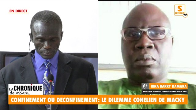 Direct sur Senego TV la Chronique de Assane - Pr Iba Barry Camara invité