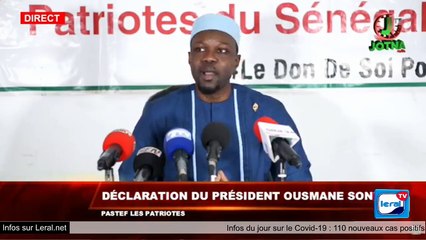 Direct :Ministère de la Santé point sur la situation du 13 Mai 2020