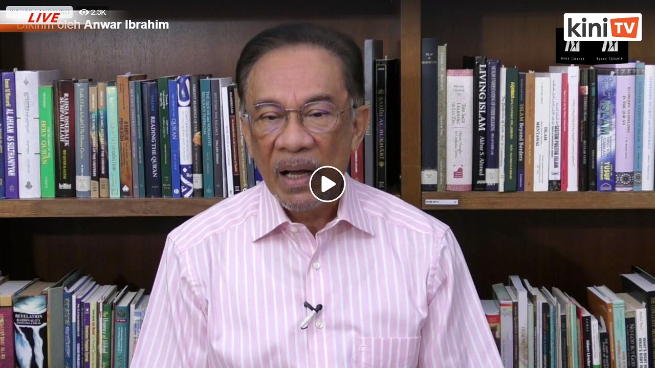 Facebook live session with Anwar Ibrahim