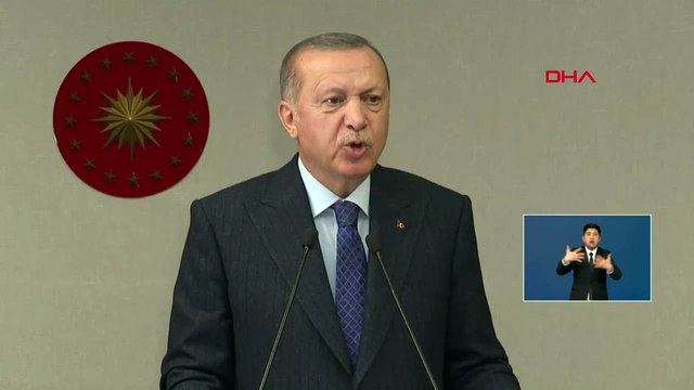 Cumhurbaşkanı Erdoğan kabine toplantısı sonrası açıklama yapıyor