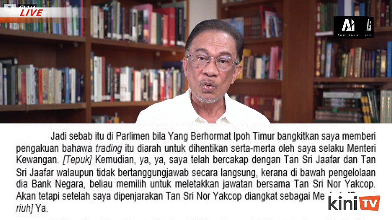 LIVE: Facebook live session with Anwar Ibrahim